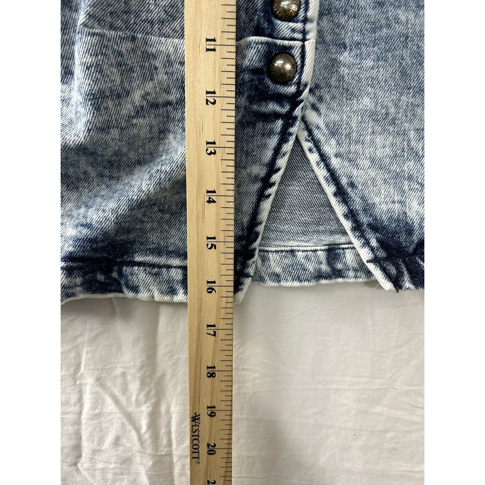 Retrofete Womens Willa Denim Mini Skirt Blue Stone FW20-3391 US‎ Size S NEW - Picture 5 of 12